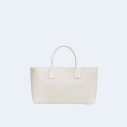 보테가 베네타 미디엄 까바백 화이트